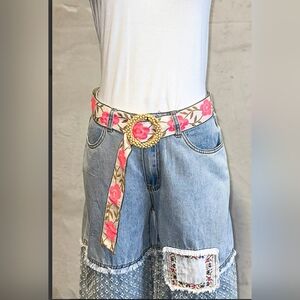 #921 POL Neon Floral Belt